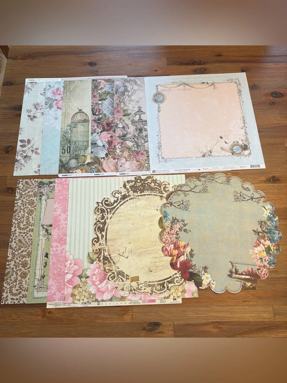 Beautiful scrapbook paper bundle